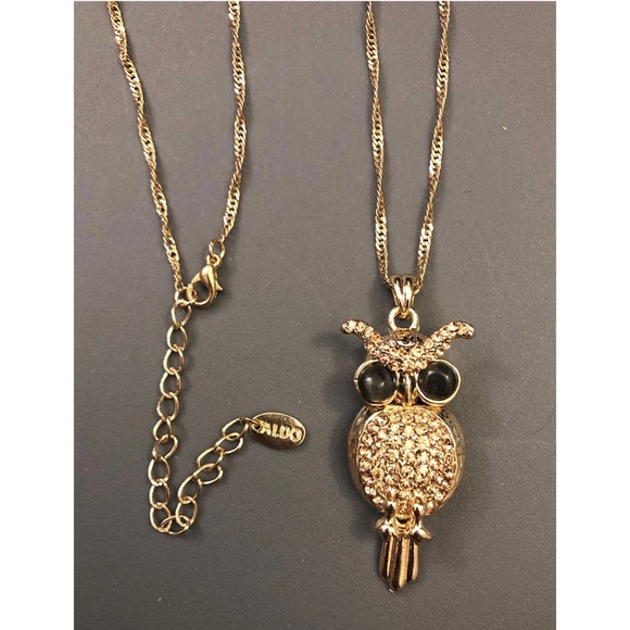 💜 2/$25 NWOT Aldo Owl Necklace - Picture 5 of 6